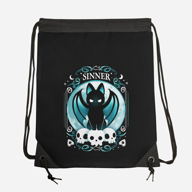 Sinner Cat-None-Drawstring-Bag-Vallina84