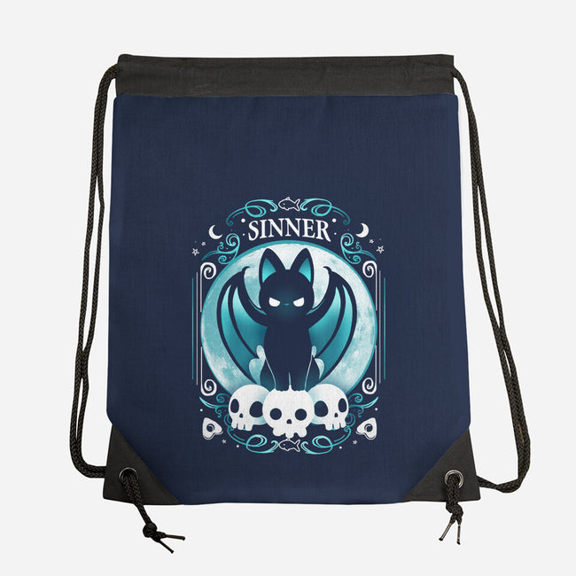 Sinner Cat-None-Drawstring-Bag-Vallina84