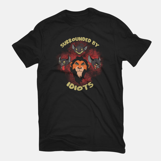 Surrounded By Idiots-Womens-Fitted-Tee-turborat14