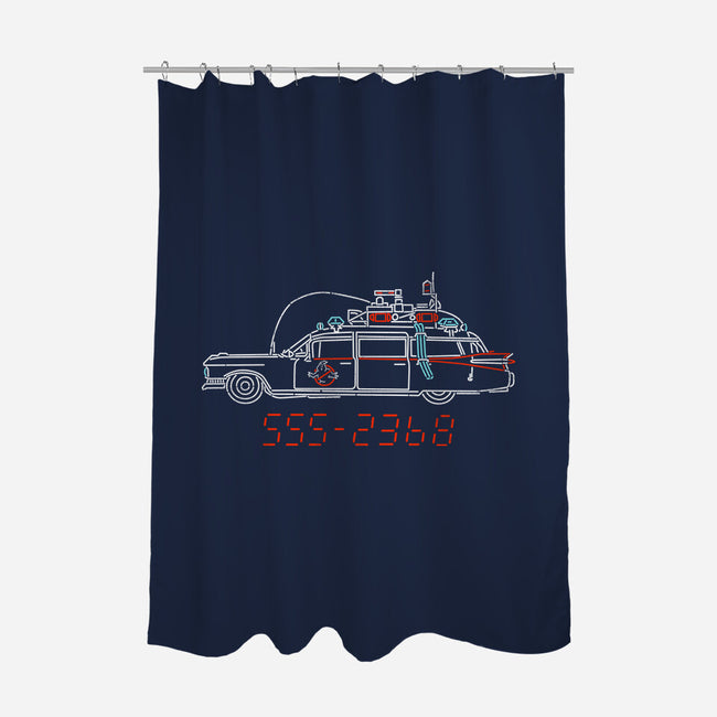 Who You Gonna Call Car-None-Polyester-Shower Curtain-rocketman_art