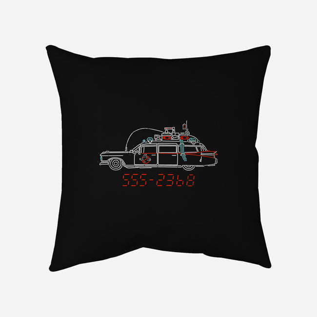 Who You Gonna Call Car-None-Non-Removable Cover w Insert-Throw Pillow-rocketman_art