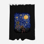 Night Of Moon-None-Polyester-Shower Curtain-nickzzarto