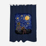 Night Of Moon-None-Polyester-Shower Curtain-nickzzarto