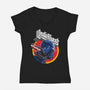 Galactic Hellion-Womens-V-Neck-Tee-CappO