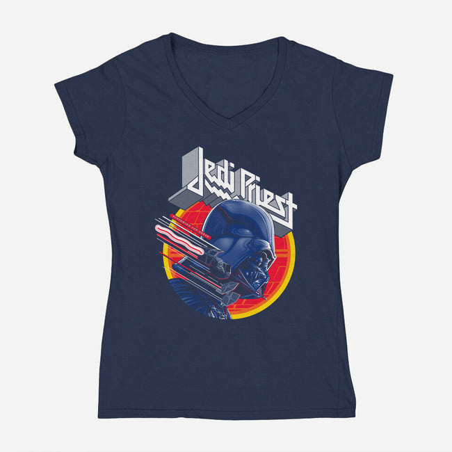 Galactic Hellion-Womens-V-Neck-Tee-CappO