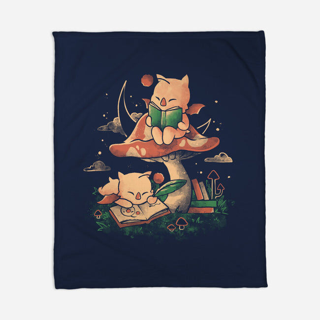 Kupo Readings-None-Fleece-Blanket-eduely