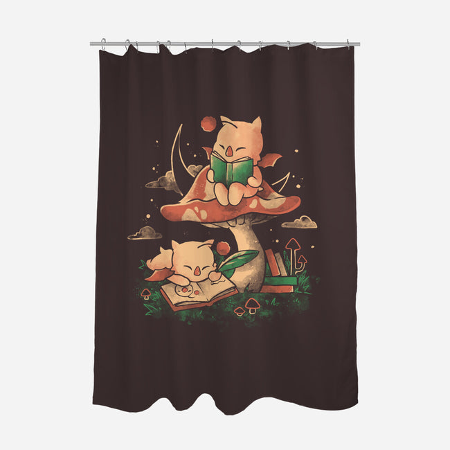 Kupo Readings-None-Polyester-Shower Curtain-eduely