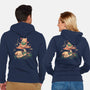 Kupo Readings-Unisex-Zip-Up-Sweatshirt-eduely