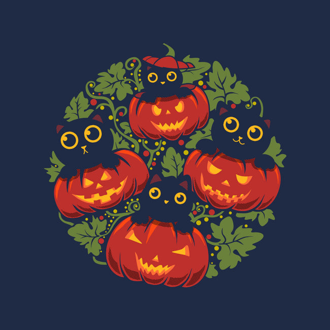 Pumpkin Kitten Family-Unisex-Basic-Tee-erion_designs