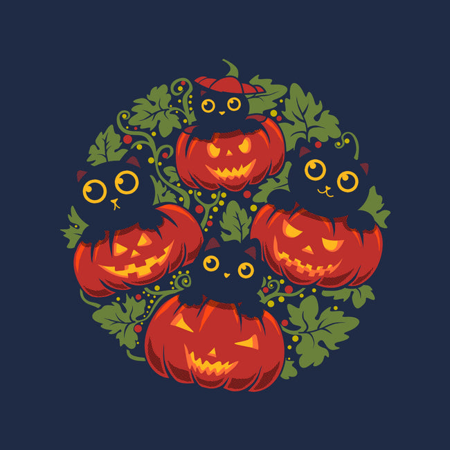 Pumpkin Kitten Family-None-Glossy-Sticker-erion_designs