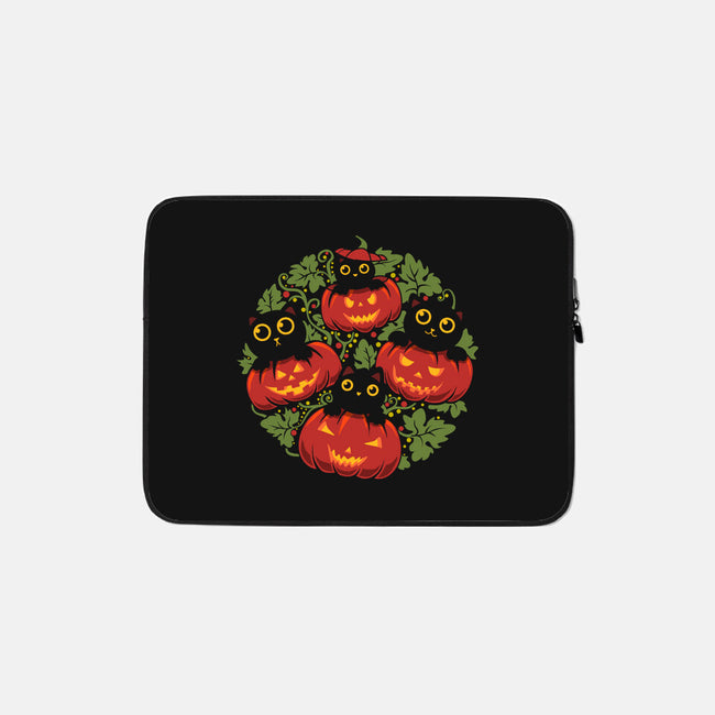 Pumpkin Kitten Family-None-Zippered-Laptop Sleeve-erion_designs