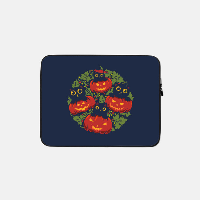 Pumpkin Kitten Family-None-Zippered-Laptop Sleeve-erion_designs