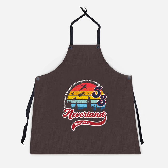 Never Grow Up-Unisex-Kitchen-Apron-DrMonekers