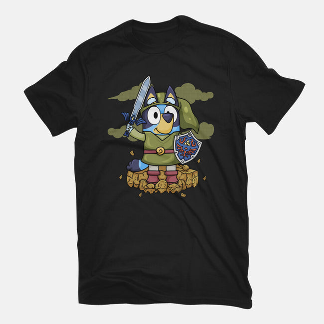 Legend Of Bluey-Womens-Fitted-Tee-JamesQJO