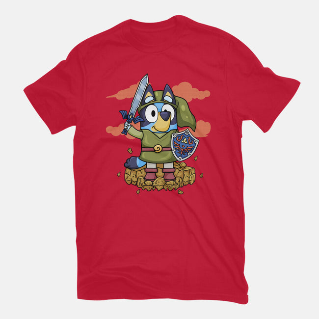 Legend Of Bluey-Womens-Fitted-Tee-JamesQJO