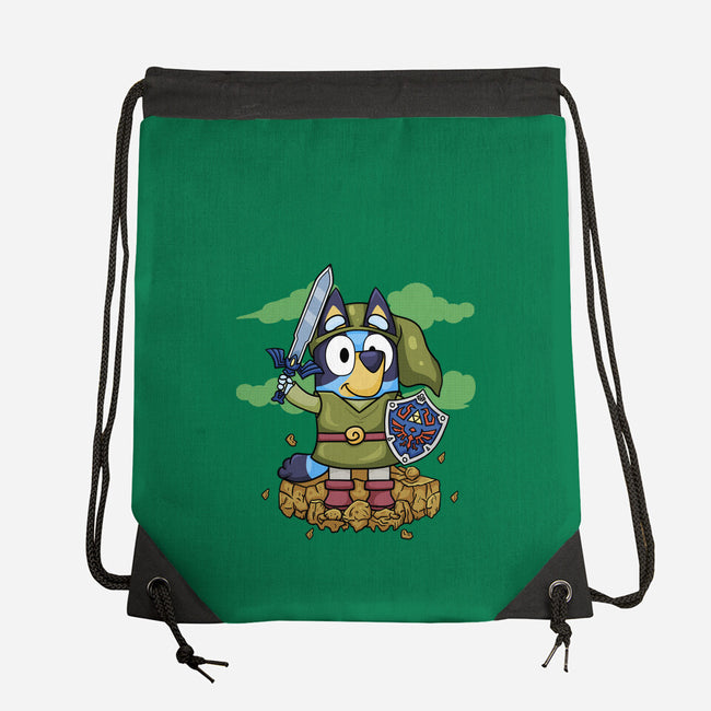 Legend Of Bluey-None-Drawstring-Bag-JamesQJO