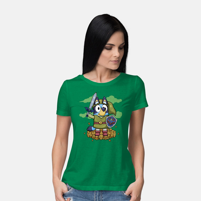 Legend Of Bluey-Womens-Basic-Tee-JamesQJO