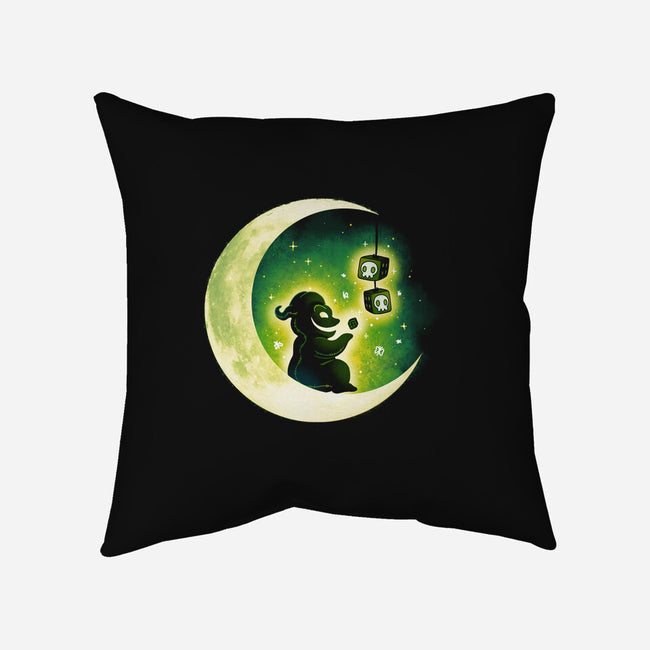 Boogie Moon-None-Removable Cover-Throw Pillow-Vallina84