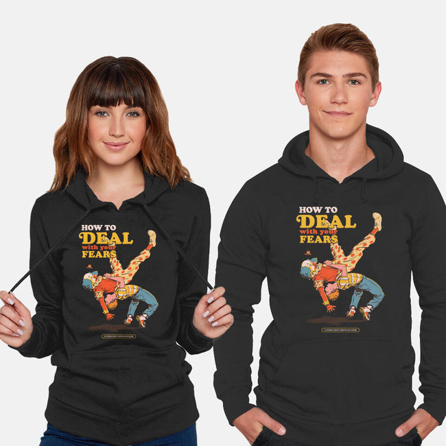 How To Deal With Your Fears-Unisex-Pullover-Sweatshirt-Hafaell