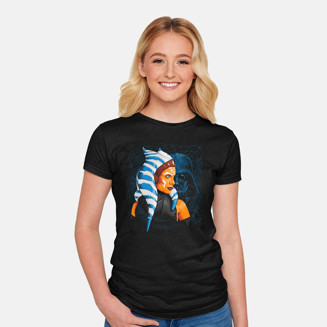 The Master And Apprentice-Womens-Fitted-Tee-CappO