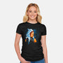 The Master And Apprentice-Womens-Fitted-Tee-CappO