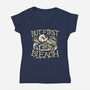 But First Bleach-Womens-V-Neck-Tee-tobefonseca