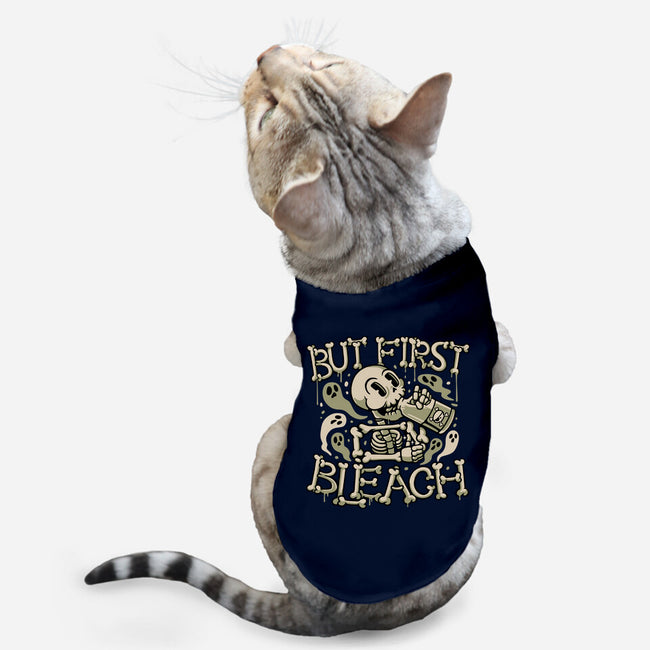 But First Bleach-Cat-Basic-Pet Tank-tobefonseca