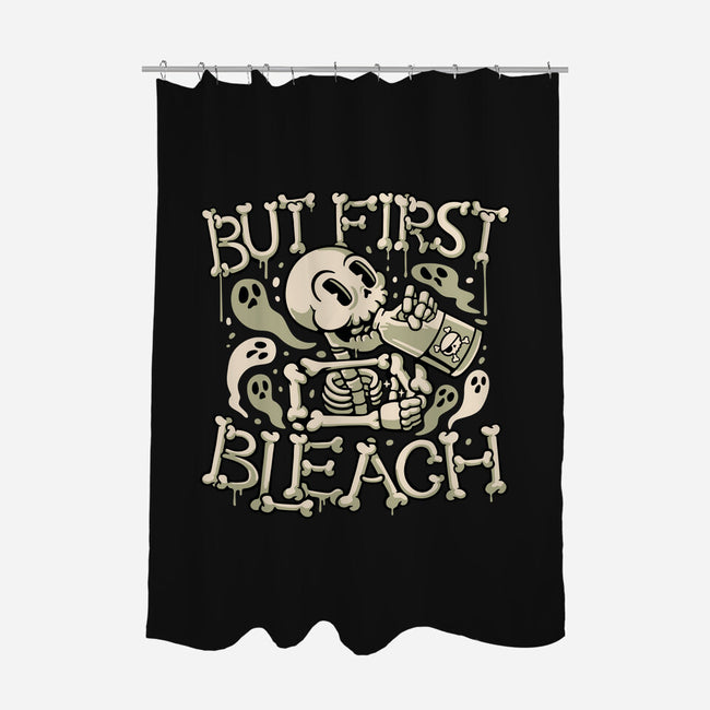But First Bleach-None-Polyester-Shower Curtain-tobefonseca