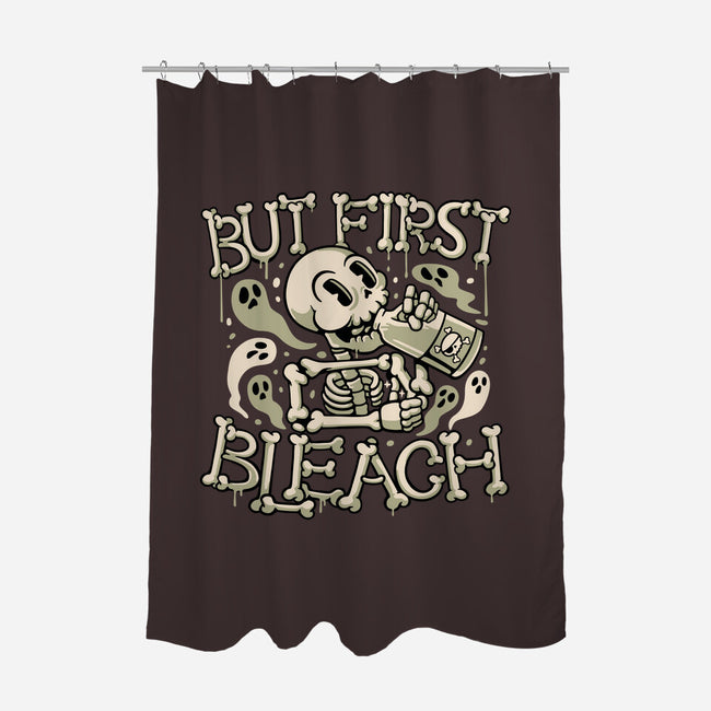 But First Bleach-None-Polyester-Shower Curtain-tobefonseca