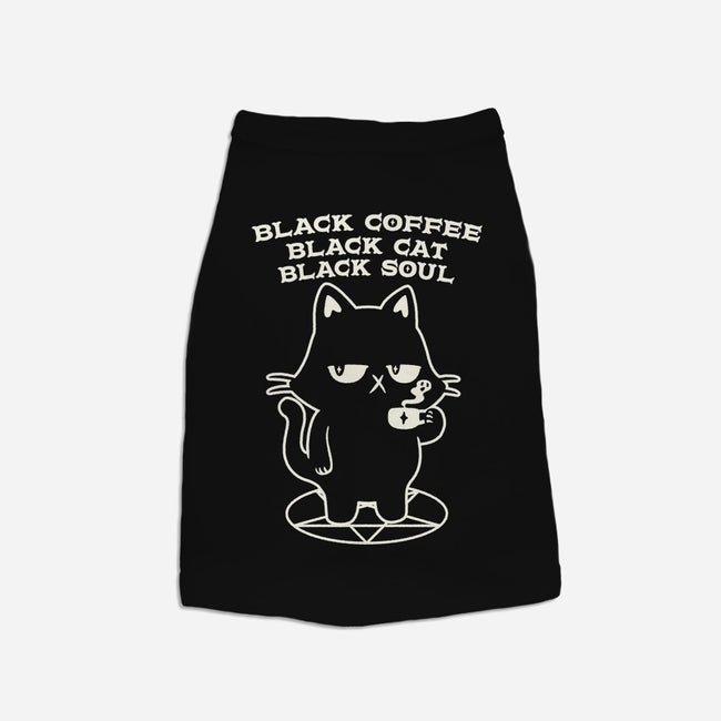 Black Cat Black Soul-Dog-Basic-Pet Tank-tobefonseca