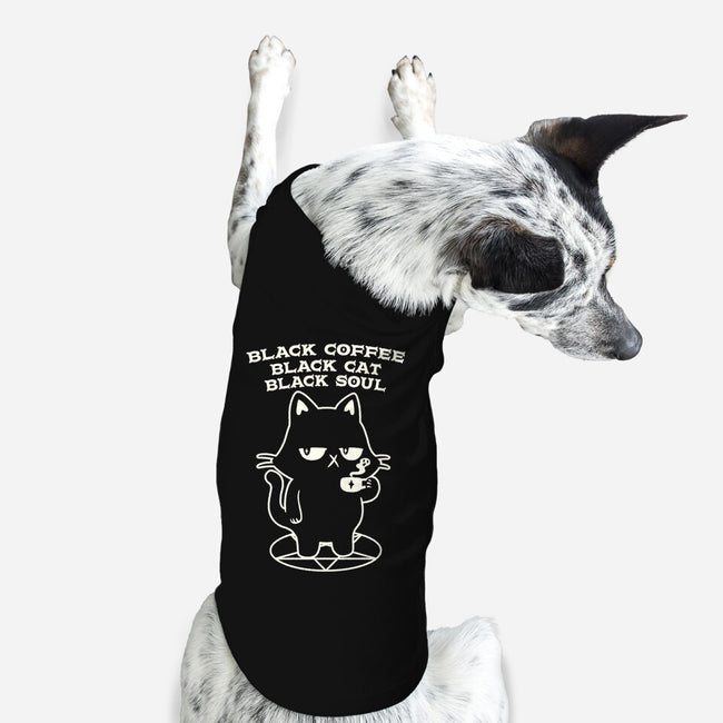 Black Cat Black Soul-Dog-Basic-Pet Tank-tobefonseca