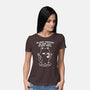 Black Cat Black Soul-Womens-Basic-Tee-tobefonseca