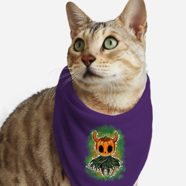 Pumpkin Knight-Cat-Bandana-Pet Collar-nickzzarto