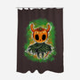 Pumpkin Knight-None-Polyester-Shower Curtain-nickzzarto