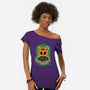 Pumpkin Knight-Womens-Off Shoulder-Tee-nickzzarto