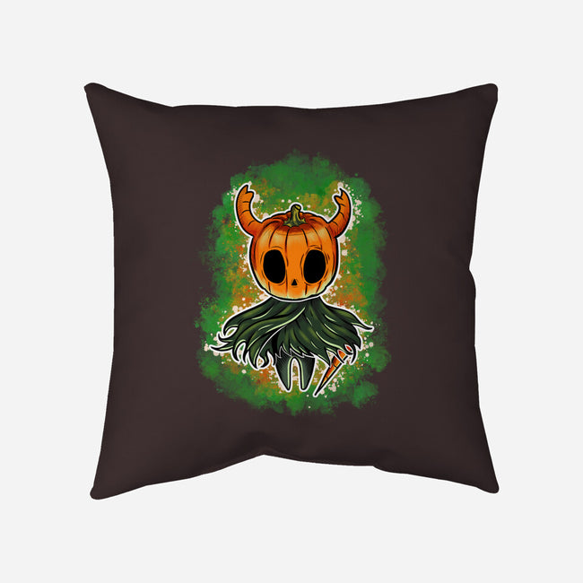 Pumpkin Knight-None-Non-Removable Cover w Insert-Throw Pillow-nickzzarto