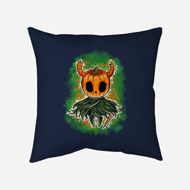 Pumpkin Knight-None-Removable Cover-Throw Pillow-nickzzarto