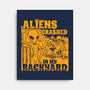 Aliens Crashed In My Backyard-None-Stretched-Canvas-Boggs Nicolas