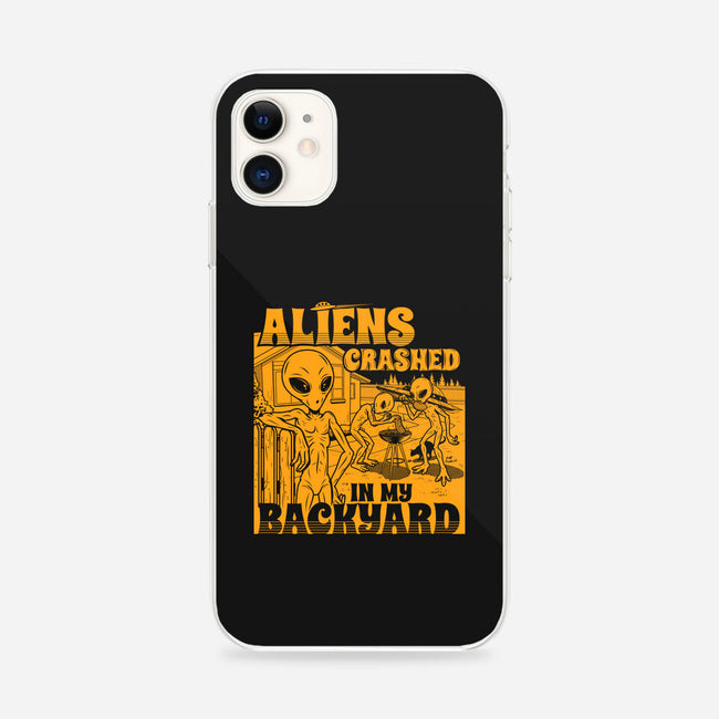 Aliens Crashed In My Backyard-iPhone-Snap-Phone Case-Boggs Nicolas