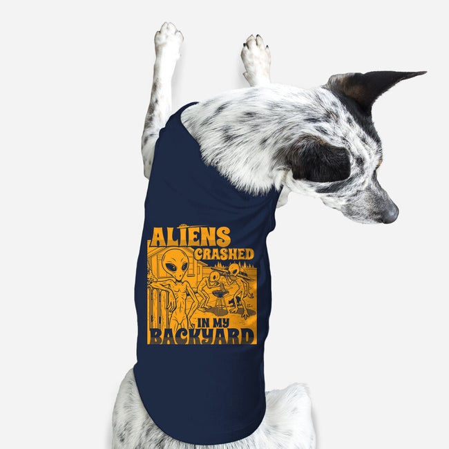 Aliens Crashed In My Backyard-Dog-Basic-Pet Tank-Boggs Nicolas