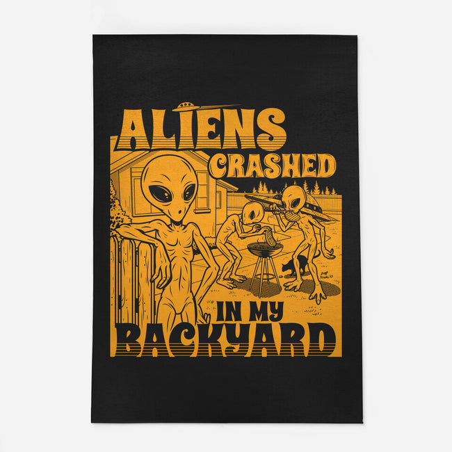 Aliens Crashed In My Backyard-None-Outdoor-Rug-Boggs Nicolas