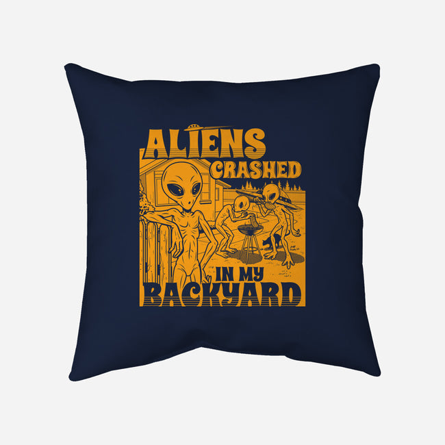 Aliens Crashed In My Backyard-None-Non-Removable Cover w Insert-Throw Pillow-Boggs Nicolas