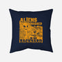 Aliens Crashed In My Backyard-None-Removable Cover-Throw Pillow-Boggs Nicolas