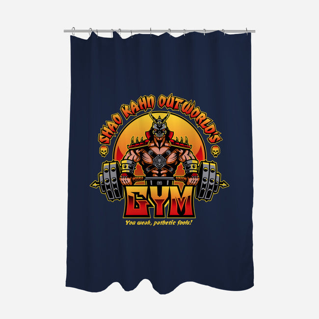 Outworld's Gym-None-Polyester-Shower Curtain-demonigote