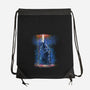 Watercolor Godzilla-None-Drawstring-Bag-zascanauta