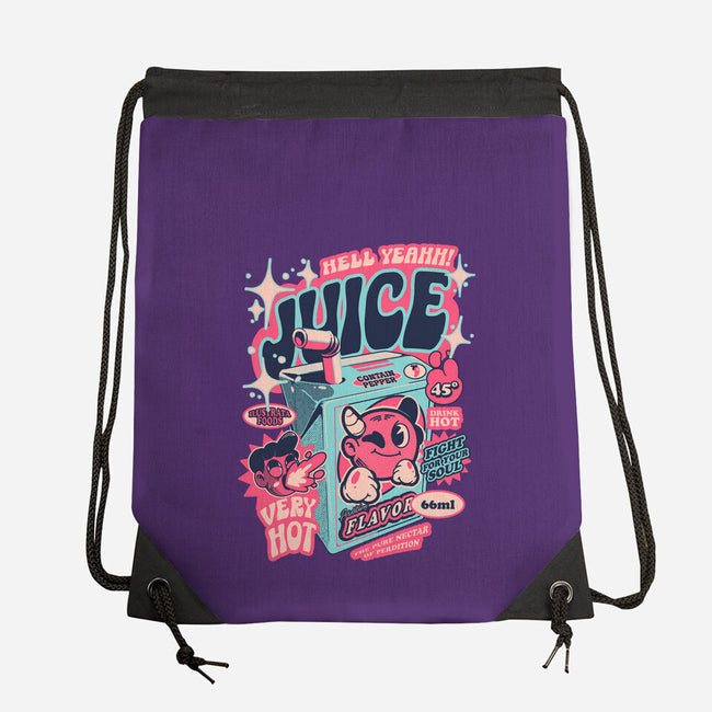 Hell Yeah Juice-None-Drawstring-Bag-ilustrata