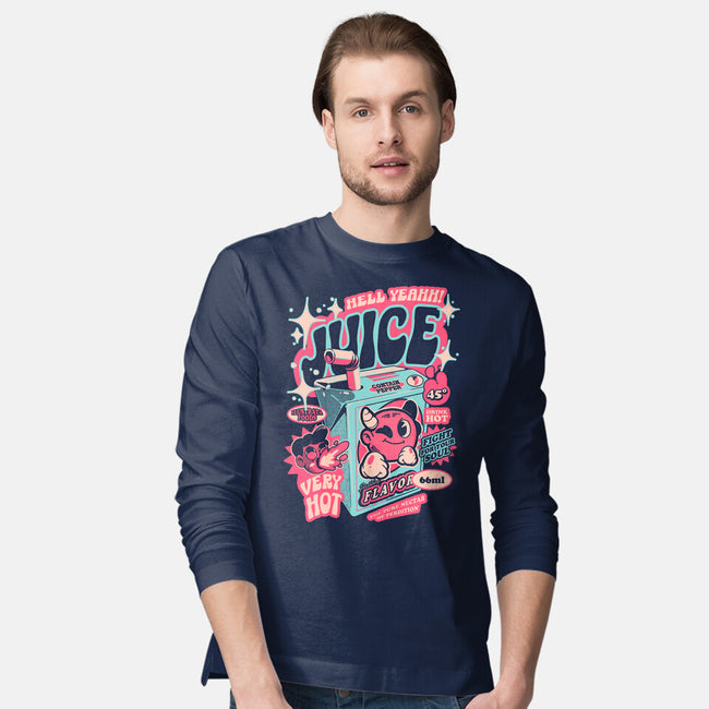 Hell Yeah Juice-Mens-Long Sleeved-Tee-ilustrata