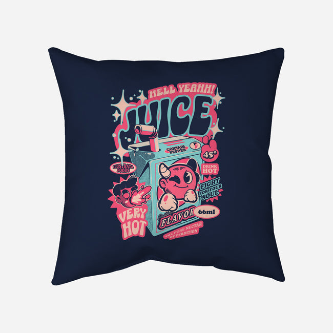 Hell Yeah Juice-None-Non-Removable Cover w Insert-Throw Pillow-ilustrata