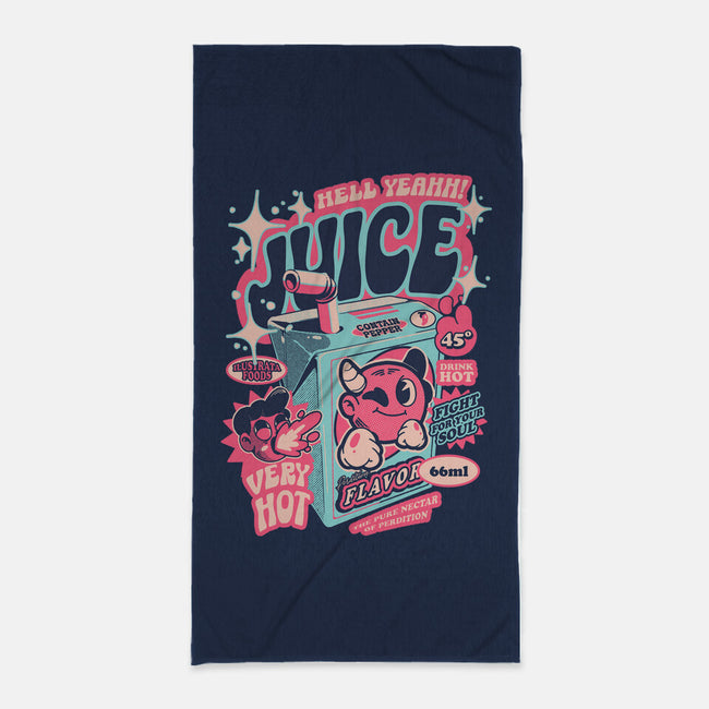 Hell Yeah Juice-None-Beach-Towel-ilustrata