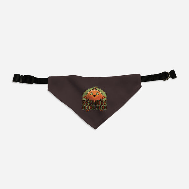 Pumpkin Autumn Halloween-Cat-Adjustable-Pet Collar-Studio Mootant